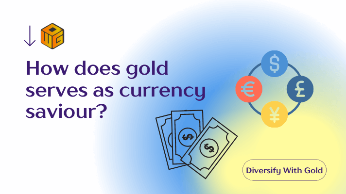 How does gold serves as currency saviour